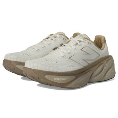 Imagem de New Balance Fresh Foam X More V5 Tênis de corrida masculino, Linho/Grés escuro/Cogumelo, 7.5