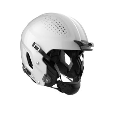 Imagem de Capacete ZERO2 – sem máscara facial, médio, branco brilhante moldado