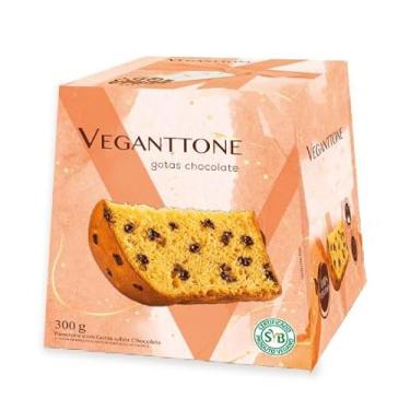 Imagem de Veganttone – Panettone Vegano com Gotas Sabor Chocolate (300g)
