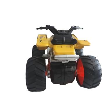 Imagem de Miniatura Quadriciclo de Fricção Infantil, Brinquedo para Crianças Acima de 3 Anos, Colorido, 10 x 8 x 7 cm (Amarelo)