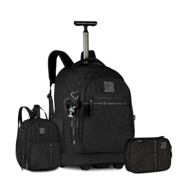 Imagem de Kit Mochila Grande de Carrinho Oficial Rebecca Bonbon RB – 19″ - Clio Coleção 2026 (Preto)