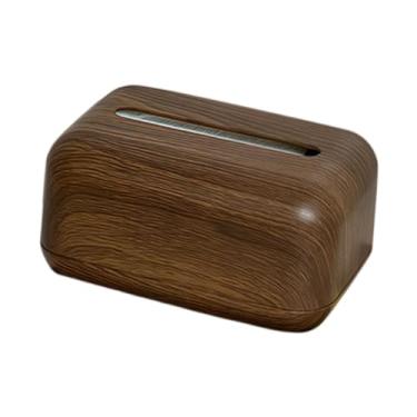 Imagem de FytStycale Caixa de lenços de papel, guardanapo, decoração de presente, porta-lenços versátil, caixa de armazenamento para banheiro, sala de estar, bancadas de, Cor Clara