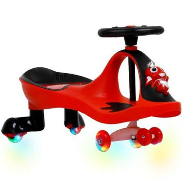 Imagem de Ginga Carrinho Super Car Infantil Manual Gira Sapinho Feliz Meninos e 