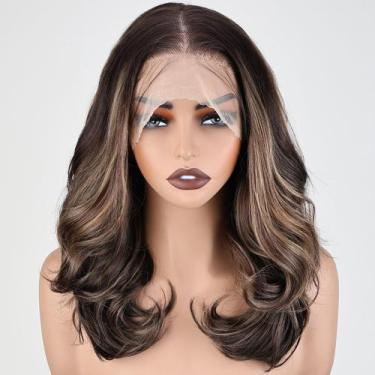 Imagem de Peruca SisGrace 13  6 HD de renda frontal pré-arrancada Body Wave 18"