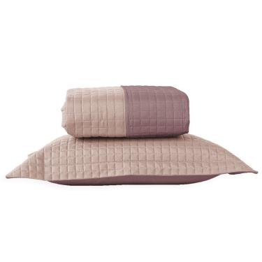 Imagem de Kit Cobreleito Solteiro Dupla-face Lavive Plaza Rose/Lavanda