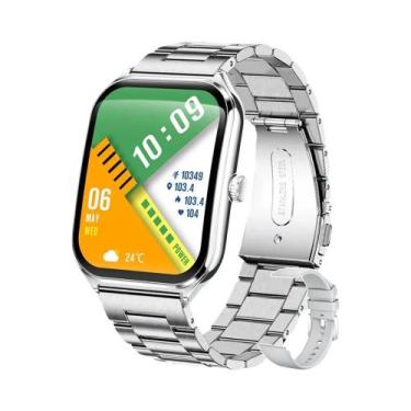 Imagem de Smartwatch Ultra Slim Masculino Com Tela AMOLED HD De 1,96 Polegadas, 