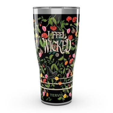Imagem de Tervis Traveler Wicked: For Good - Copo de viagem com isolamento triplo I Feel Wicked mantém bebidas frias e quentes, 850 g, aço inoxidável