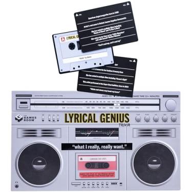 Imagem de Fizz Creations Lyrical Genius. Music Trivia Game. Nostalgic Retro Boombox Design. Party Games. Family Game. 2+ Players Playtime 25+ Minutes.