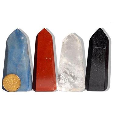 Imagem de Kit de Cristais dos 4 Elementos: Terra, Fogo, Ar e Água - 03 Peças - C