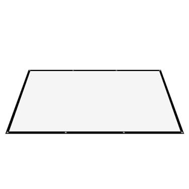 Imagem de Cryfokt Tela de Projetor Portátil, Tela de Projetor de Alta Relação de Contraste, Experiência Visual Imersiva Macia de 100 Polegadas Com Gancho para Teatros Ao Ar Livre