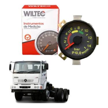 Imagem de Manometro Pressão Ar Painel Mb 1418 1718 1630 2726 Willtec - ORIGINAL 