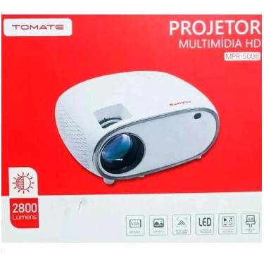 Imagem de Projetor Multimídia 2800 Lumens Tomate MPR-5008 - Ideal para Apresenta