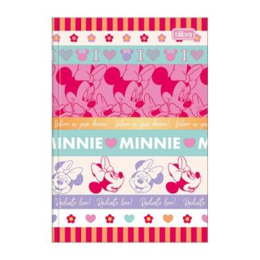 Imagem de Caderno Tilibra Brochura Capa Dura 1/4 Minnie 80 Folhas Capas Diversas