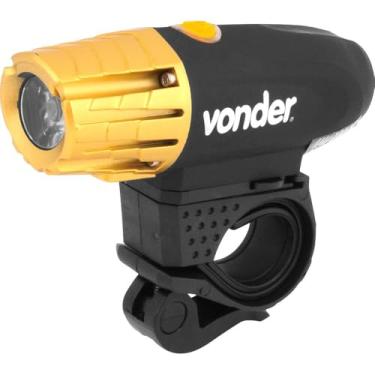 Imagem de Lanterna Dianteira Para Bicicleta, Recarregável, Vonder.