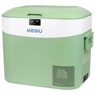 Imagem de Refrigerador de carro Megiu Portable 12V Refrigerador 22L Freezer -18 