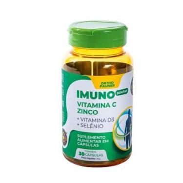 Imagem de Suplemento Imuno Pauher Vitamina C + Zinco 30 Cápsulas - Ortho Pauher
