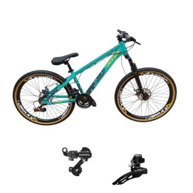 Imagem de Bicicleta Vikingx Tuff 30 Aluminio 24v Aro 26 Mtb Freerider Cambio Shi