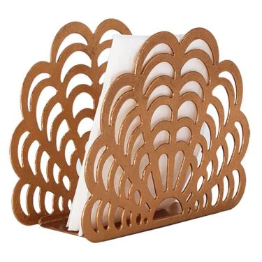 Imagem de Porta Guardanapo em Metal Bronze 15cm NA0872 BTC