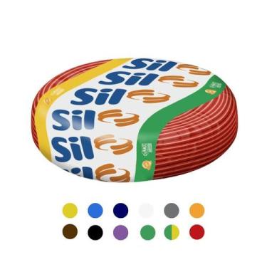 Imagem de Cabo Fio Elétrico Sil Flexível 6mm Flexsil 25m 750V Vermelho