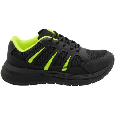 Imagem de Tênis Esportivo Juvenil Molekinho Resistente Macio Menino, 32, Preto