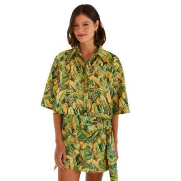 Imagem de Camisa Farm RIo Estampada Floresta De Passarinho-Feminino