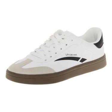 Imagem de L.A. Gear Nova Retro Tênis moderno feminino, Branco/preto, 43