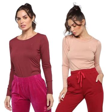 Imagem de Kit 2 Blusas Rainha Casual Elastic Feminina