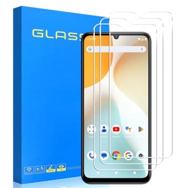 Imagem de YUSYAIE [Pacote com 3] Protetor de tela de vidro temperado compatível com BLU G64/G64L com película protetora de vidro ultrafina transparente 9H HD