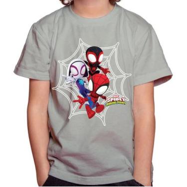 Imagem de Camiseta Camisa Infantil Juvenil Super Herói Homem Aranha Spider Man M