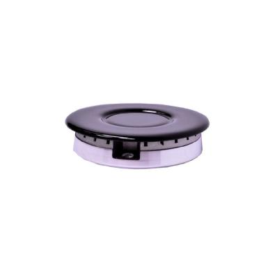 Imagem de Kit Espalhador + Queimador Semi Rápido Médio Sabaf Preto Com Inox