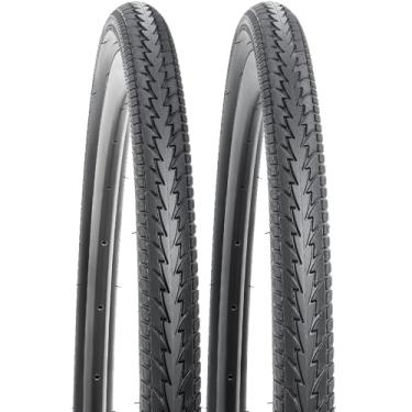 Imagem de YUNSCM 2 peças 700C pneus de bicicleta de estrada 700x35C 37-622 compatíveis com 700x33C 700x34C 700 x 35C 700x36C 700x37C pneus de bicicleta (Y-902)