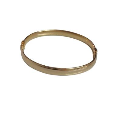 Imagem de Bracelete em Banho de Ouro 18k, Pulseira Feminina Banhada a Ouro