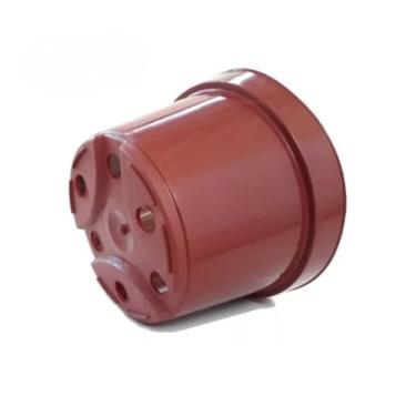 Imagem de Vaso de Planta, Kit Vasos Plástico Pote Liso Preto Ou Marrom Plantas Flores Temperos(Marrom,100)