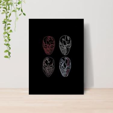 Imagem de Genérico, Quadro Devils Night Dark Romance A4 | Placa MDF 17