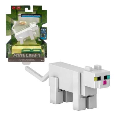 Imagem de Boneco - Minecraft Cave Gato Branco MATTEL