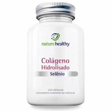 Imagem de COLÁGENO HIDROLISADO 400MG + SELÊNIO 60MCG c/ 120 NATURE HEALTHY