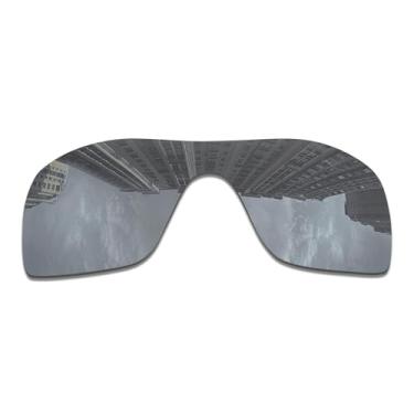 Imagem de Wetnenss Lentes de substituição para óculos de sol Oakley Batwolf OO9101/polarizadas de 1,5 mm/fáceis de instalar (prata)