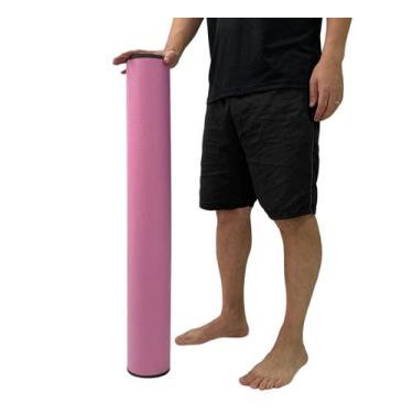 Imagem de Rolo Massagem Liberação Miofascial 90cm DF1067 Rosa Dafoca Sports