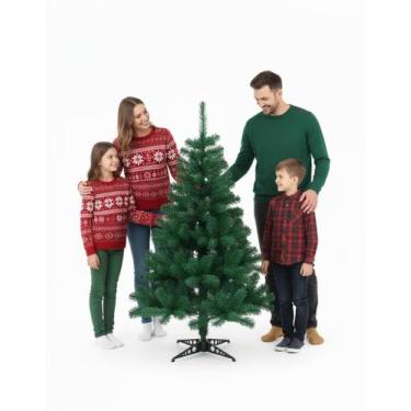 Imagem de Árvore De Natal Pinheiro Verde Modelo Tradicional 1,50m 237 Galhos ARV