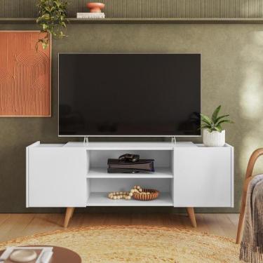 Imagem de Rack para TV até "55 River 2 Portas - Colibri - Colibri Decor, BRANCO 