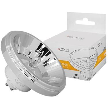 Imagem de Lâmpada Led Ar111 12W Gu10 Biv Branco Quente Dimerizavel 24 - OPUS, Br