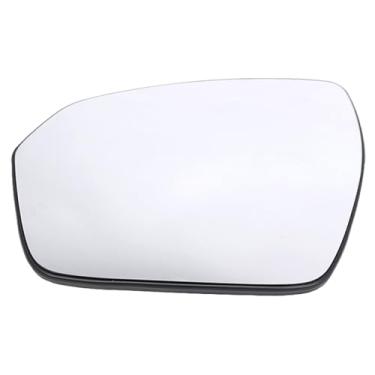 Imagem de RAGBUSCLE Espelho retrovisor lateral de vidro aquecido, reposição de vidro espelhado aquecido com placa de apoio, compatível com Range Rover Evoque 2011-2013, lado esquerdo do motorista