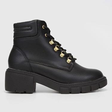 Imagem de Bota Coturno Beira Rio Cano Curto Feminina-Feminino