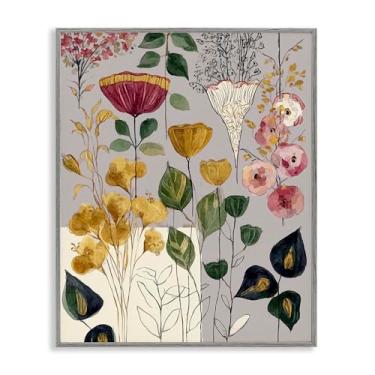 Imagem de Stupell Industries Playful Assumptions Folhagem branca emoldurada Giclee Art, design por Annabelle Hall, 76 x 61 cm