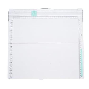 Imagem de Xiuganpo Máquina de envelope, cortador de papel multifuncional, cortador de papel, ferramenta dobrável com opções de medição dupla, para fazer cartões, envelopes, álbuns, artes artesanais