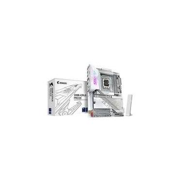 Imagem de Placa-Mãe Gigabyte Z890 AORUS PRO ICE, Intel, ATX, DDR5, RGB, Wi-Fi 7, Bluetooth, Branco- Z890 AORUS PRO ICE