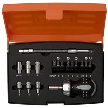 Imagem de Conjunto de chaves de fenda bahco Stubby Ratchet, BH808050S-22, 22 pieces