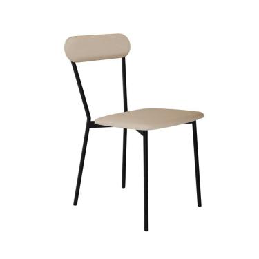 Imagem de Cadeira Vintage Emília Fixa C-4 Pes 450 X 505 X 810 Mm C-1 Un.cy.areia Light Areia Light City