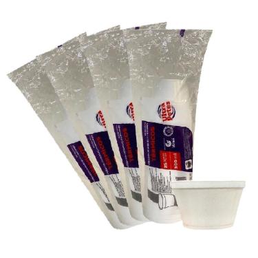 Imagem de Pote Térmico De Isopor 300Ml Descartável C/100 Caldo Sorvete