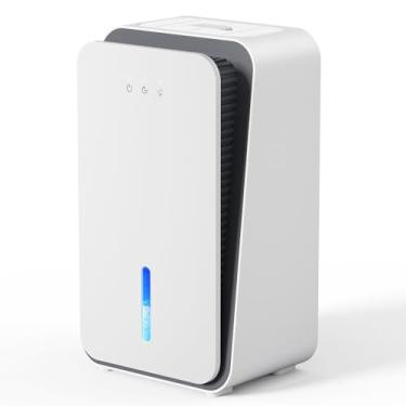 Imagem de Onsekin Desumidificador para casa, desumidificador de 1000 m² com desligamento automático, difusor de aromaterapia embutido com luz LED de 7 cores, desumidificadores ultra-silenciosos para quarto